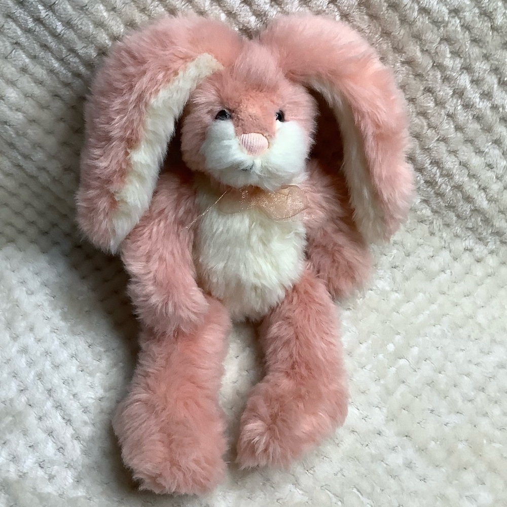 Russ Berrie and Co Pink Plush Beatrice Bunny Rabbit 4765 Stuffed Animal Toy